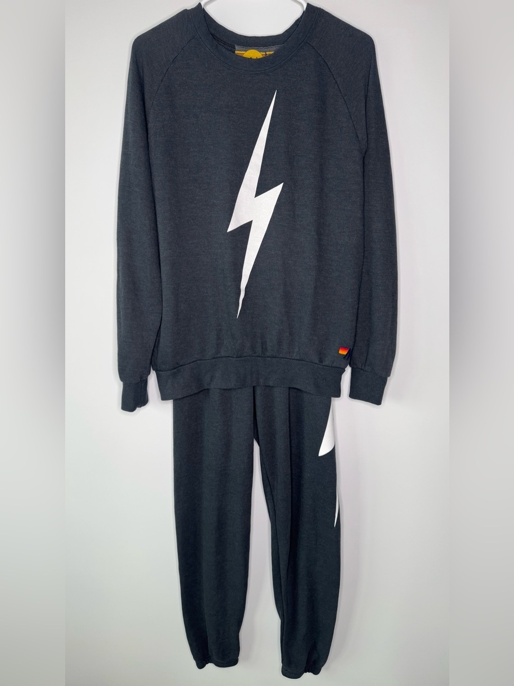 Aviator Nation Bolt Crew Sweatshirt and Sweatpants Set